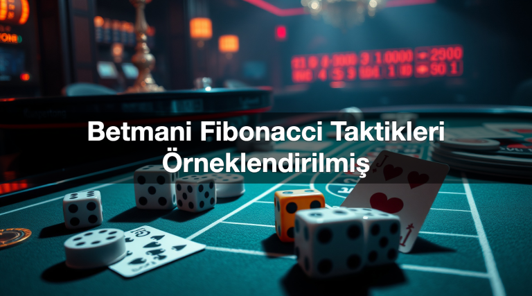 Betmani Fibonacci Taktikleri Örneklendirilmiş