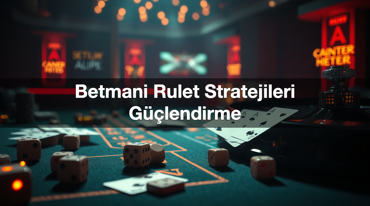 Betmani Rulet Stratejileri Güçlendirme